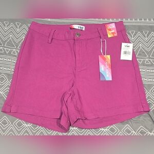 YMI High Waisted Super Stretch Shorts In Dark Pink Size 1X